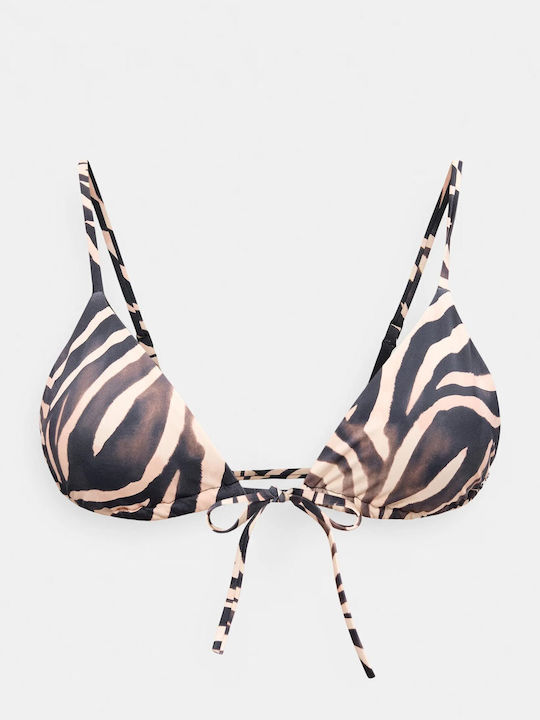 Bikini Oberteil Dreieck Tierdruck