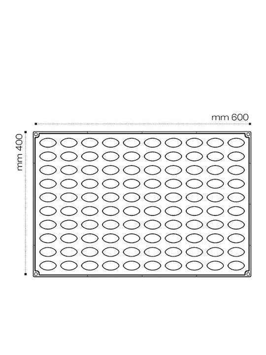 Pavoni Pavoni Backformen und Tabletts aus Silikon 4.2x3x2cm