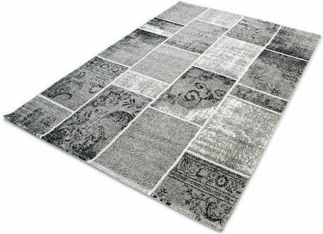 Tzikas Carpets Sky 25307 995 Living Room Rug Rectangular Black 133x190cm