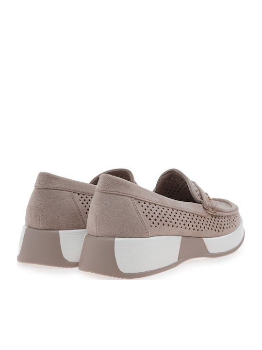 Γυναικεία Loafers σε Καφέ Χρώμα