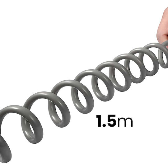 Avizar Flexible 1/2-inch Shower Hose Up To 1.5m Resistant Grey