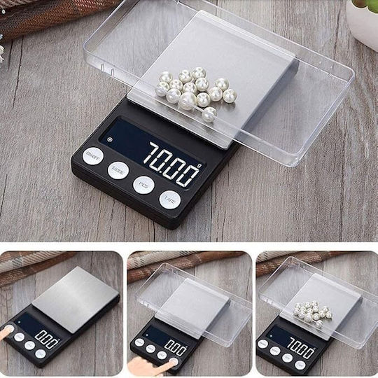 Digital Kitchen Scale Up To 0.2kg Black