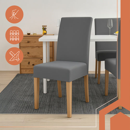 Zola Elastische Abdeckung Für Stuhl Grau 65x40cm 6 Stück