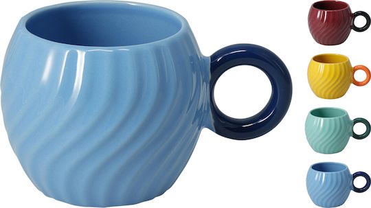 Koopman Keramiktasse Blau 400ml Koopman Keramiktasse Blau 400ml