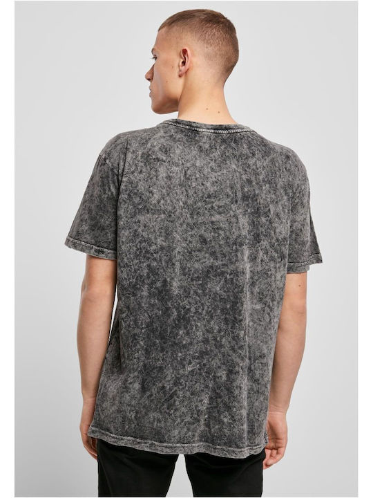 T-Shirt Dunkelgrau Weiß