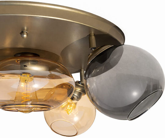 Deckenleuchte montieren 60cm Gold