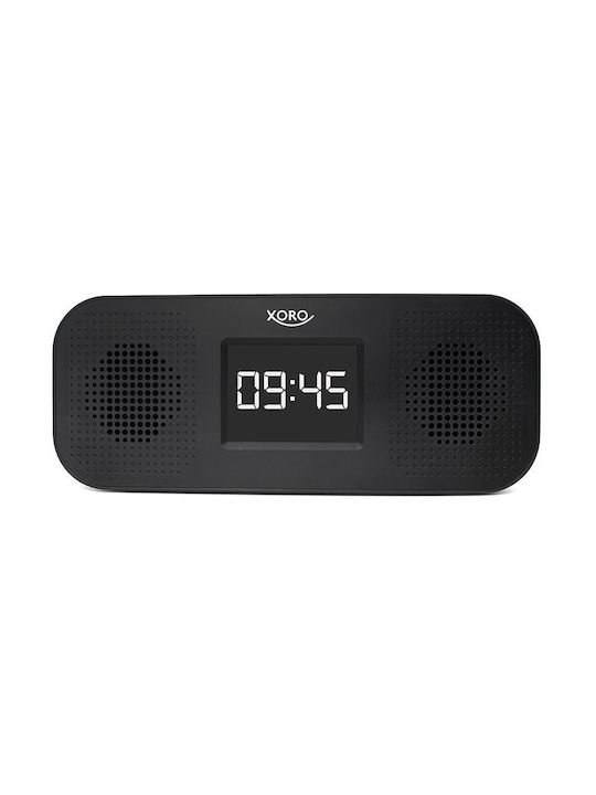 Xoro Xoro Digital Tischuhr mit Wecker und Tischradio Schwarz