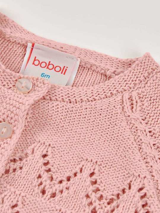 Kids Bolero Pink Knitwear