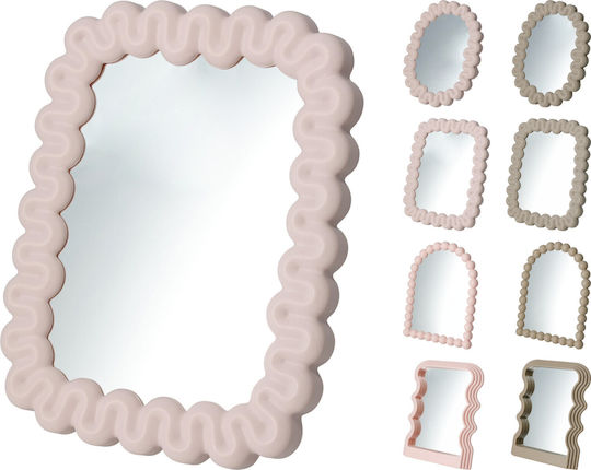 Koopman Makeup Mirror 22x17cm Pink
