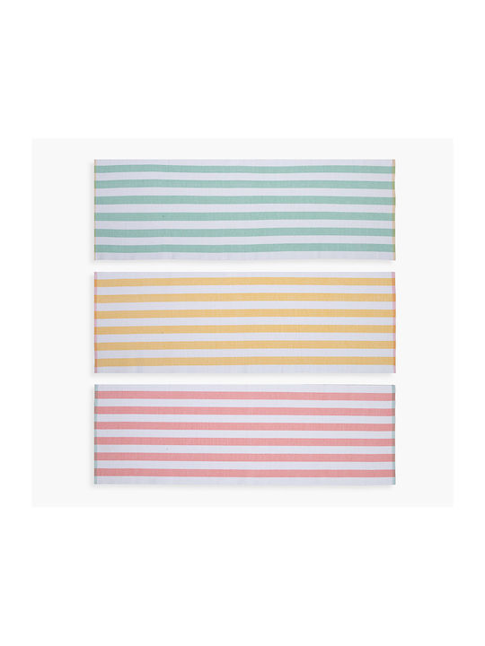 Nef-Nef Homeware Runner Cotton Set Jeremy Yellow 45x140cm