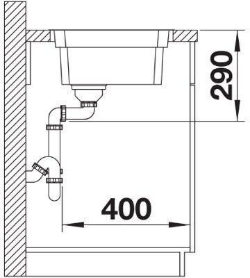 Blanco Etagon 700-if Ένθετος Νεροχύτης Inox με Μπαταρία Μ44xΠ74cm Γκρι