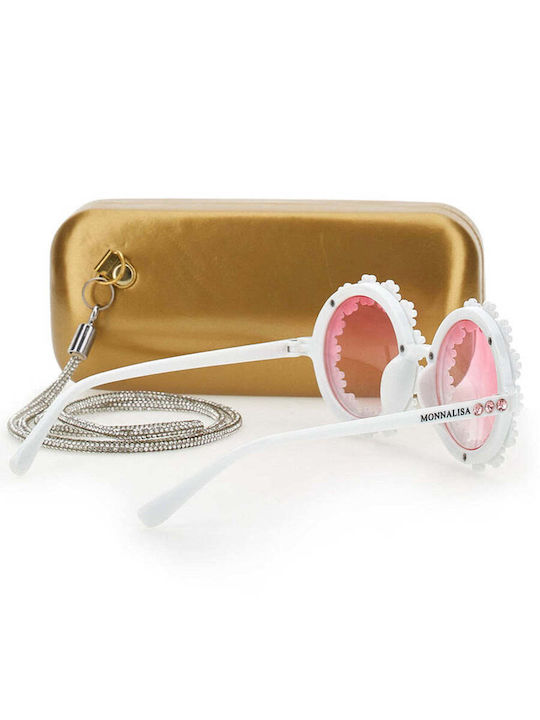 Monnalisa Kids Sunglasses White Monnalisa Kids Sunglasses White