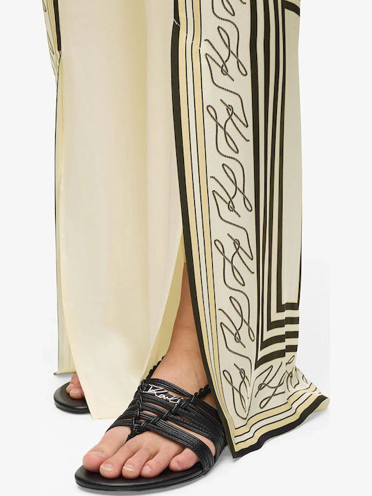 Women's Fabric Trousers White