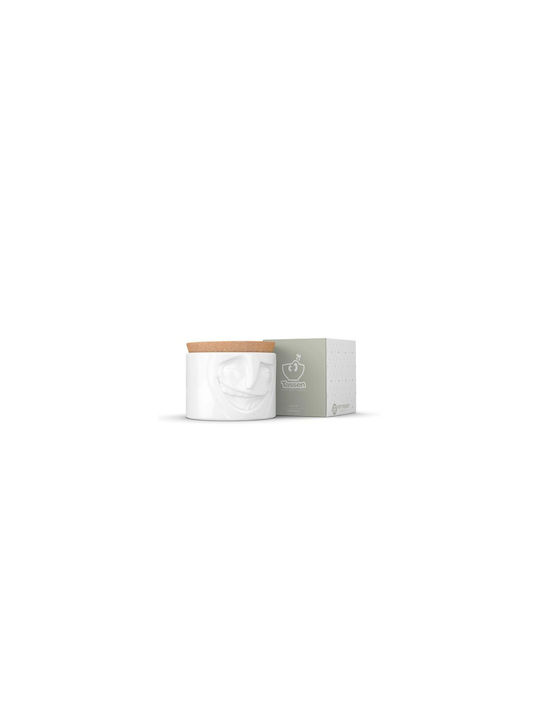 Storage General Use Vase with Cork Porcelain White 900ml
