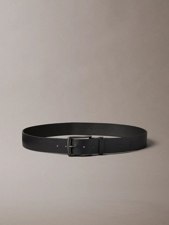 Men's Leather Belt Black