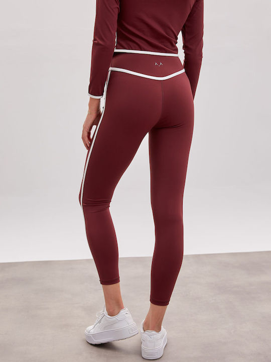 Damen Leggings Berry Wine