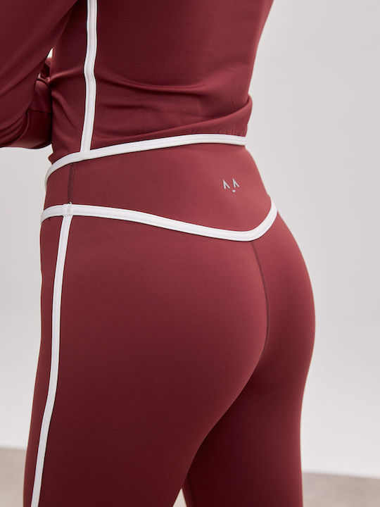 Damen Leggings Berry Wine