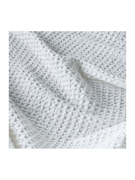 Kentia Cecilia Pique Blanket Single 160x240cm White