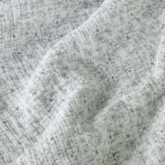 Kentia Evanthia Muslin Blanket Half Double 180x240cm Light Blue