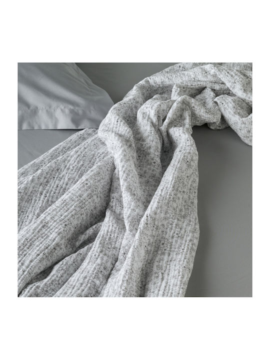Kentia Evanthia Decke Mousseline Moné 160x240cm Hellblaue