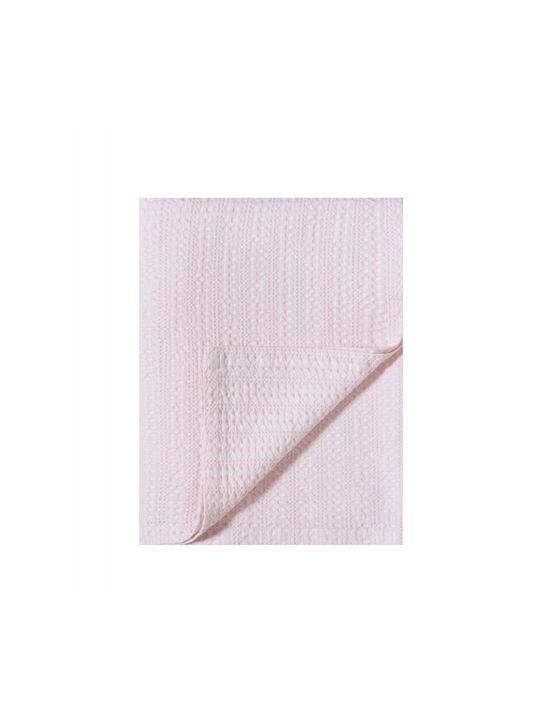 Kentia Emery Pique Blanket Single 160x240cm Pink