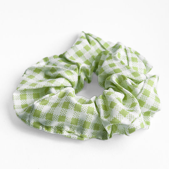 Avizar Klassischer Scrunchy Vichy Baumwolle Haare Vintage Grüne