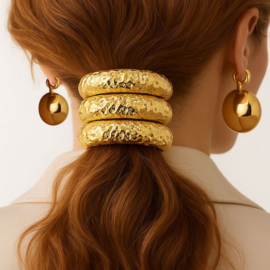 Avizar Casual Elastic Hair Triple Relief Sober Gold Gold
