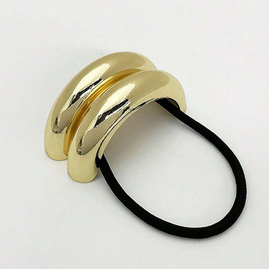 Avizar Elastische Fantasie Haar Design Doppel C Glamor Gold Gold