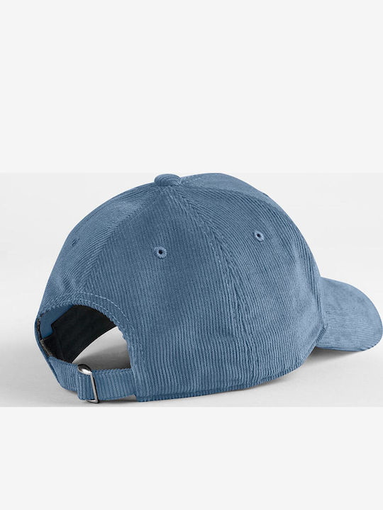 Earthaware Organic Cord Baseball Cap Beechfield B680 Slate Blue
