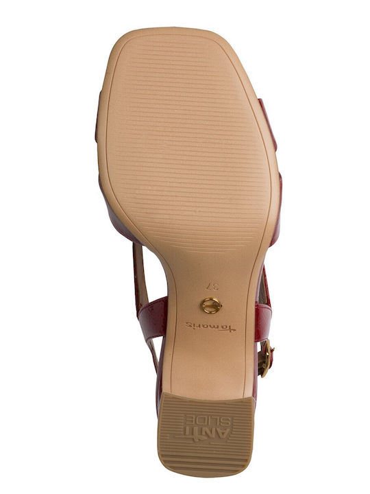 Red Sandals