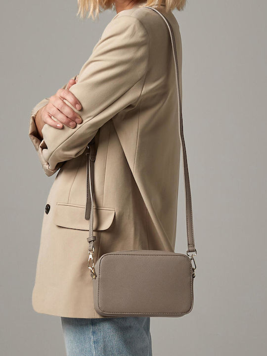 Geantă Dama Tip Crossbody Taupe