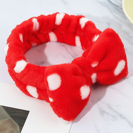 Avizar Fleece Polar Fur Spa Banner Lint Pea Red Red