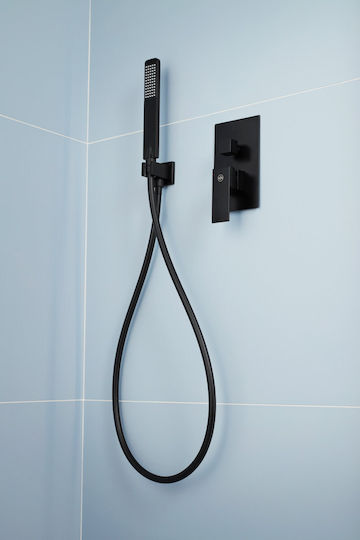 KFA Elektrische Gitarren Mischbatterie, Telefon & Duschkopf-Set für Dusche Schwarz KFA Elektrische Gitarren Mischbatterie, Telefon & Duschkopf-Set für Dusche Schwarz