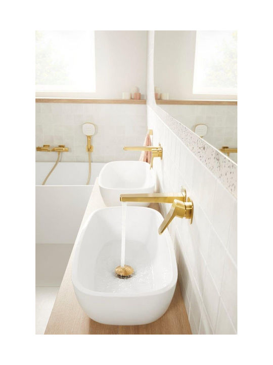 KFA Built-in Mixer & Mouthpiece Set for Bathroom Sink Gold