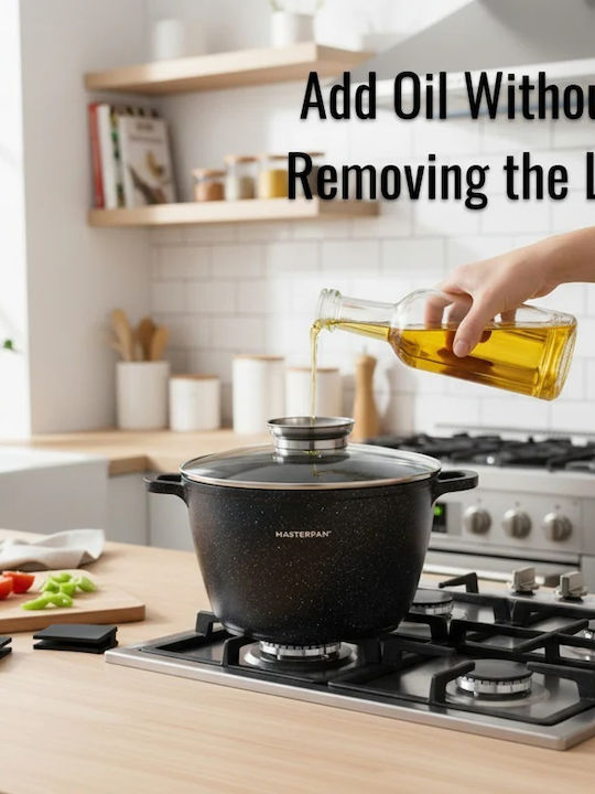 Masterpan Masterpan Κατσαρολάκι Γάλακτος από Aluminium Dampfgaren 7lt / 24cm