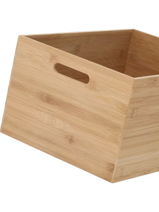 Zeller Wooden Storage Box with Lid Brown 40x30x21cm