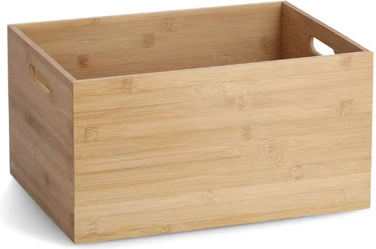 Zeller Hölzernes Aufbewahrungsbox mit Deckel Braune 40x30x21cm
