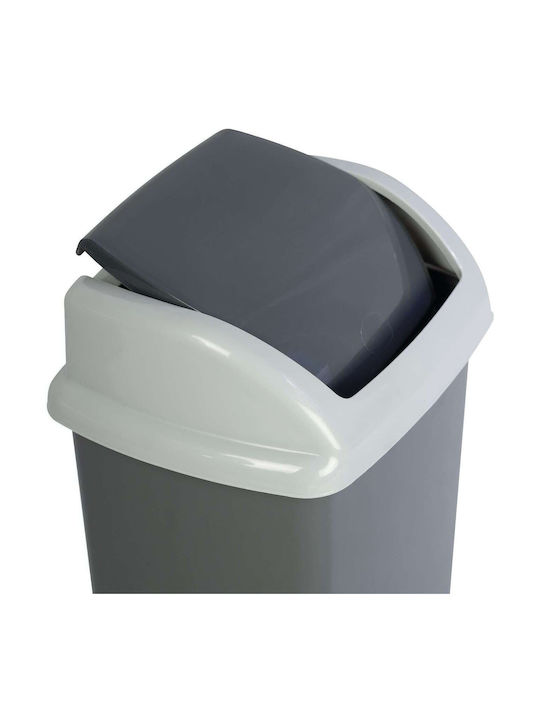 Maul Coș de Gunoi Plastic Gri 10l