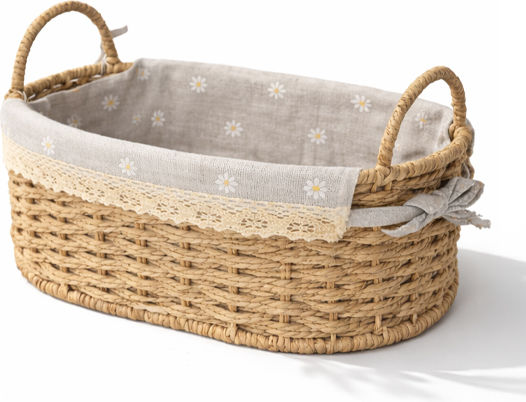 Kaemingk Fabric Storage Basket 20x30x15cm
