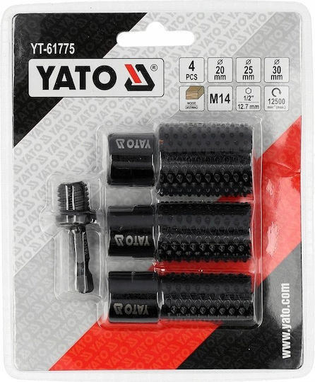 Yato Set 4 Cylindrical Files M14