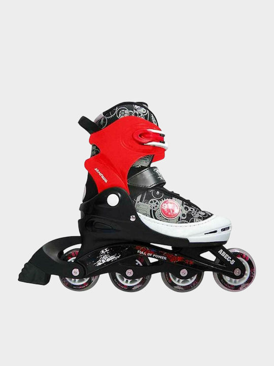 3K Medical Line S.A. Inline Αυξομειούμενα Rollers Κόκκινα Παιδικά