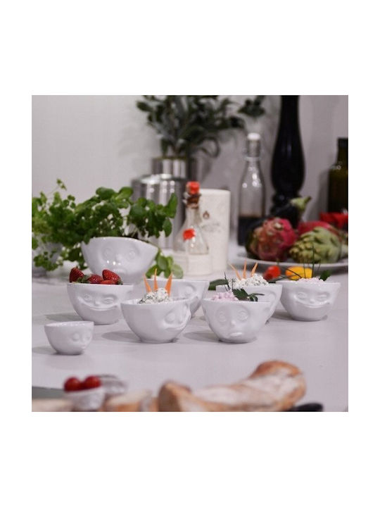 Round White Porcelain Serving Bowl 2 Pieces