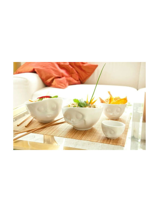 Round White Porcelain Serving Bowl 2 Pieces