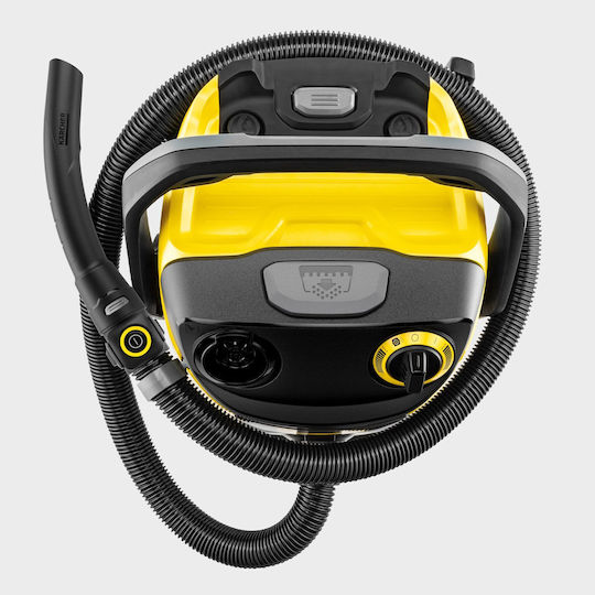 Karcher WD 5 Прахосмукачка за Мокро/Сухо Почистване 1200W с Пластмасов Контейнер 25л