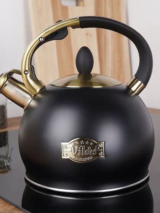 Vilde Boiler Stainless Steel Black 3000ml