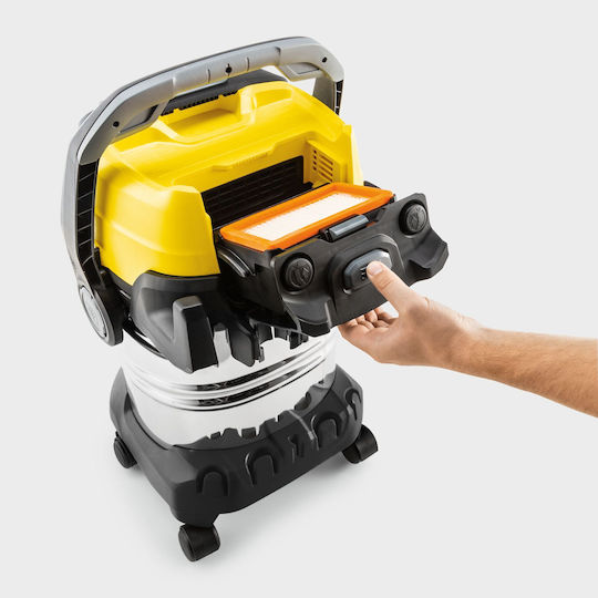 Karcher WD 7 Wet-Dry Vacuum 1400W with Stainless Steel Container 30lt