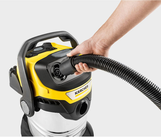 Karcher WD 7 Wet-Dry Vacuum 1400W with Stainless Steel Container 30lt
