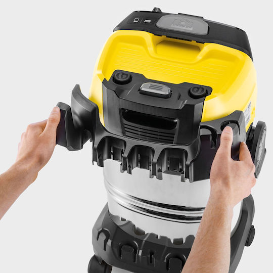 Karcher WD 7 Wet-Dry Vacuum 1400W with Stainless Steel Container 30lt
