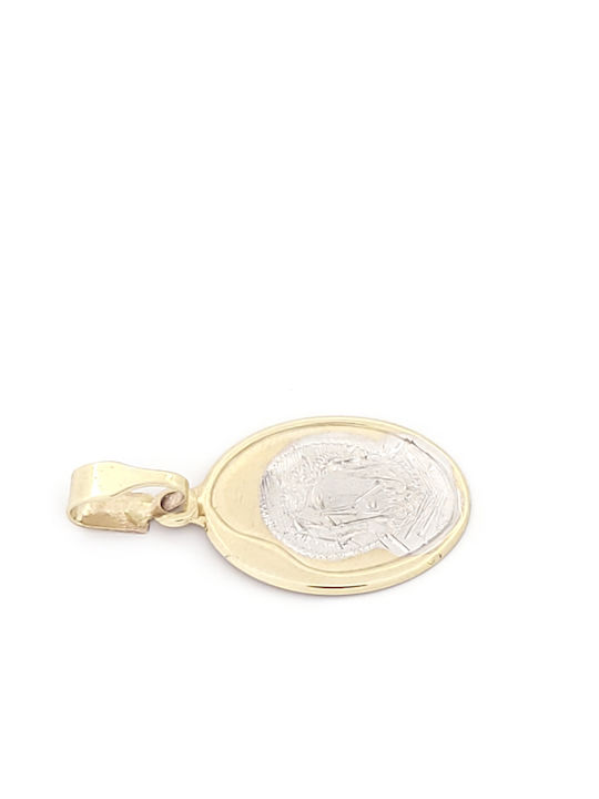 Kinder Amulet Kinder Amulett mit Jesus Christus aus Gold 9K 109470