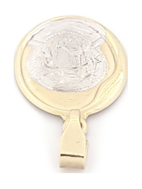 Kinder Amulet Kinder Amulett mit Jesus Christus aus Gold 9K 109470